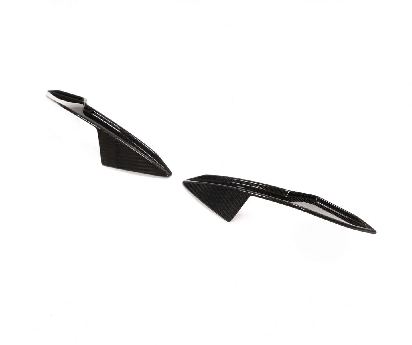 Flaps Pare Chocs Avant En Carbone Bmw M3 M4 G80 G82