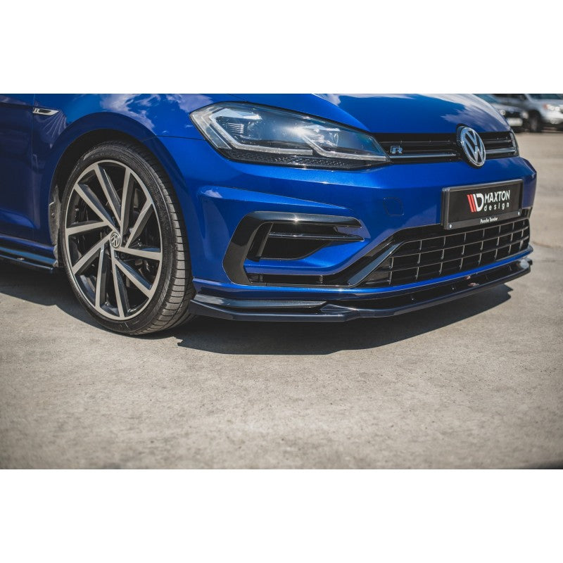 Lame avant V.9 Noir Brillant MAXTON VW Golf 7R R-Line Facelift