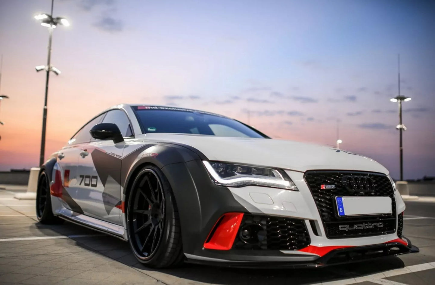 Lame Avant En Carbone Pour Audi RS7 10-18