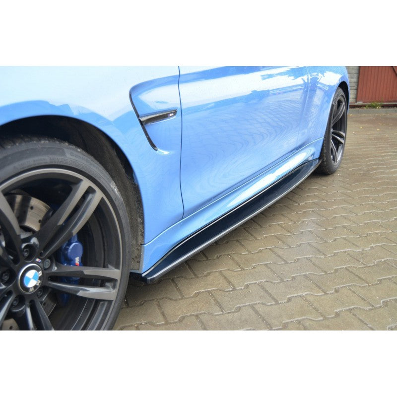 Rajout Bas De Caisse MAXTON Noir Brillant Bmw M4 F82