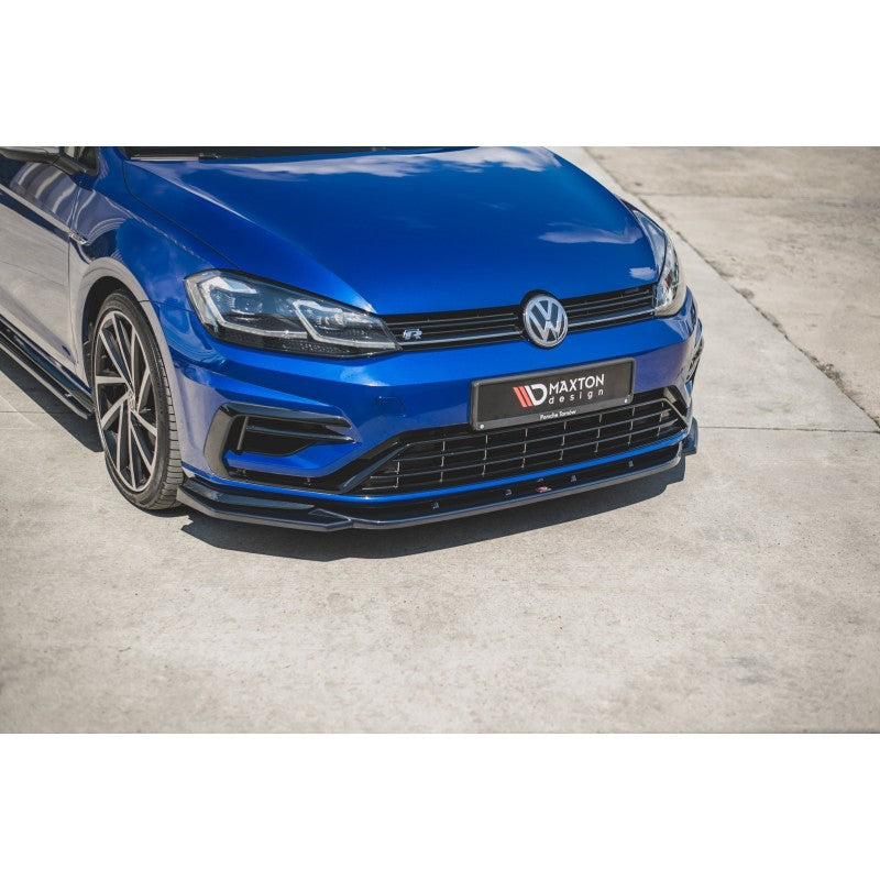 Lame avant V.9 Noir Brillant MAXTON VW Golf 7R R-Line Facelift